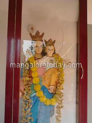 Miscreants target St Joseph Vaz Shrine at Panir 1